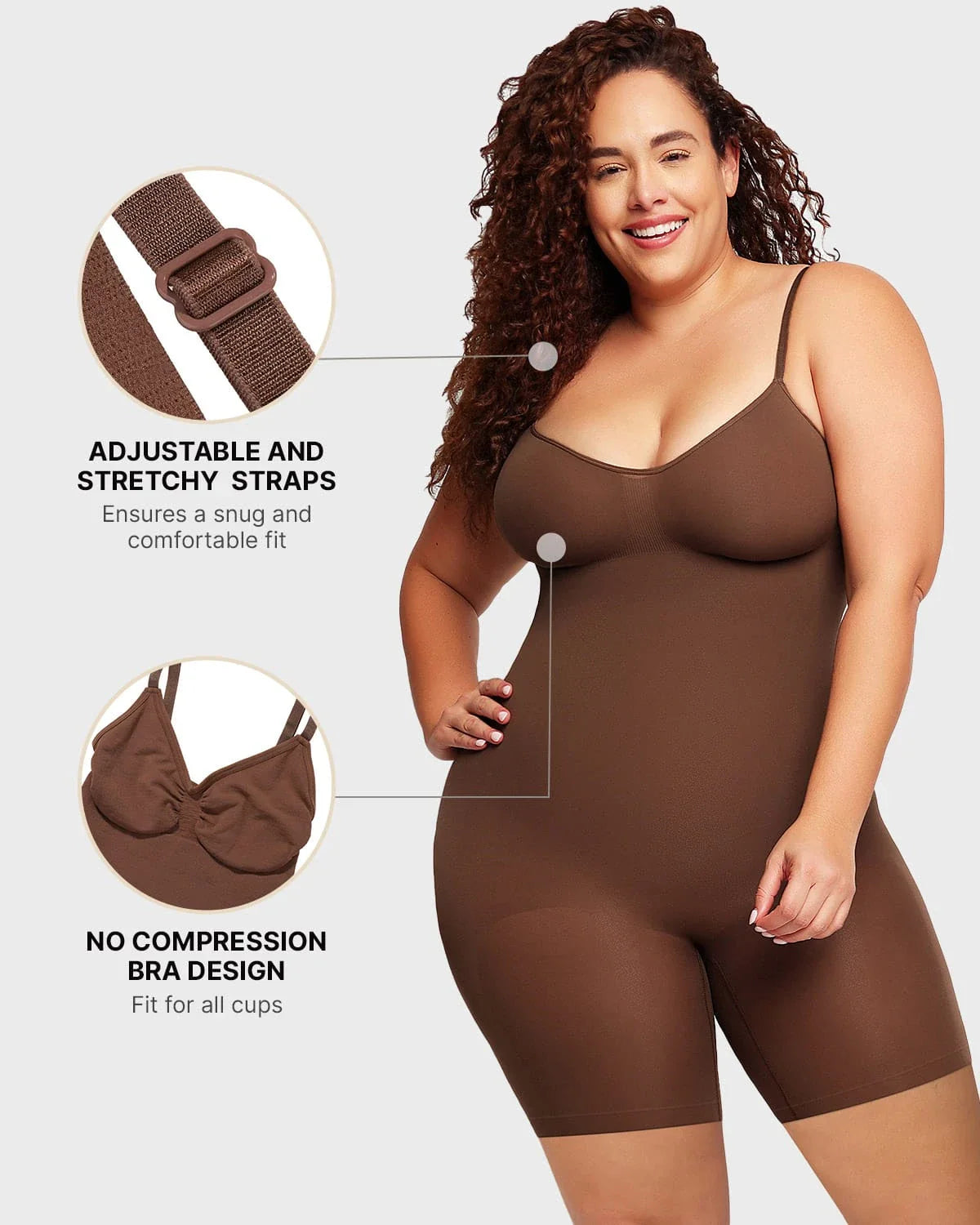 Skin Flow™ Full-Body Tummy-Control Bodysuit