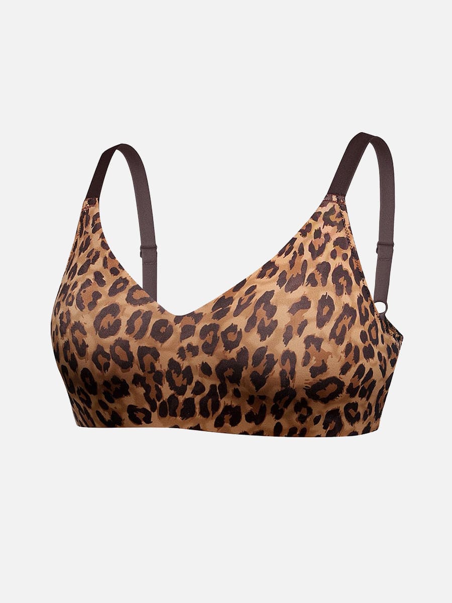Women's Bralette – Seamless Underarm Smoothing V-Neck with Adjustable Straps