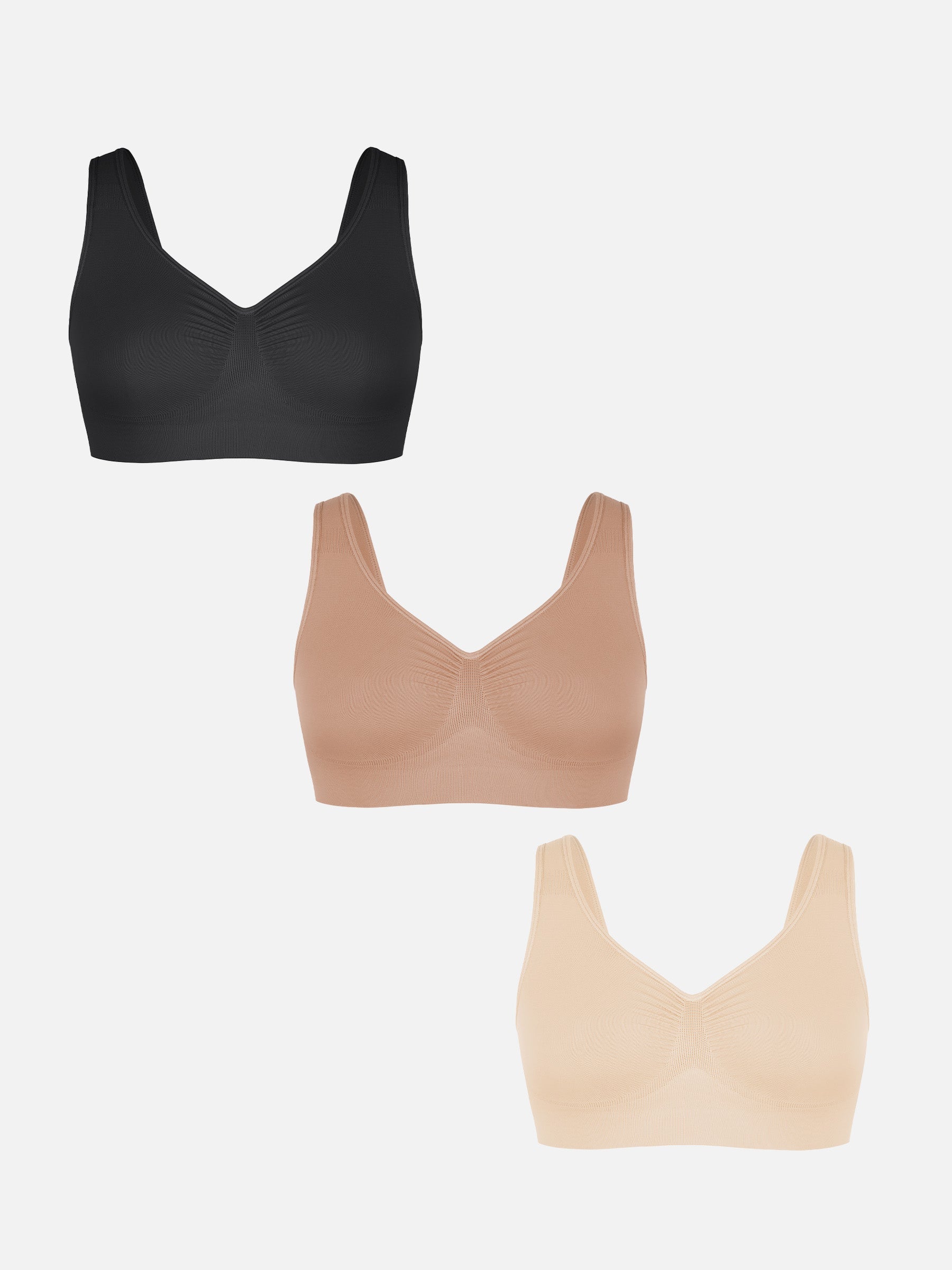 Women's Everyday Bra – No Underwire Wide-Strap Shapewear
