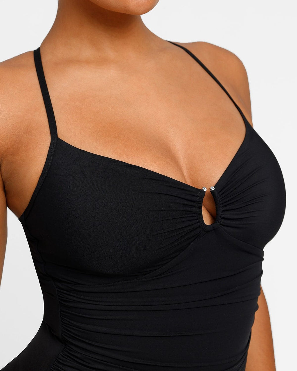 U-Ring Cut-Out Shaping Swimsuit