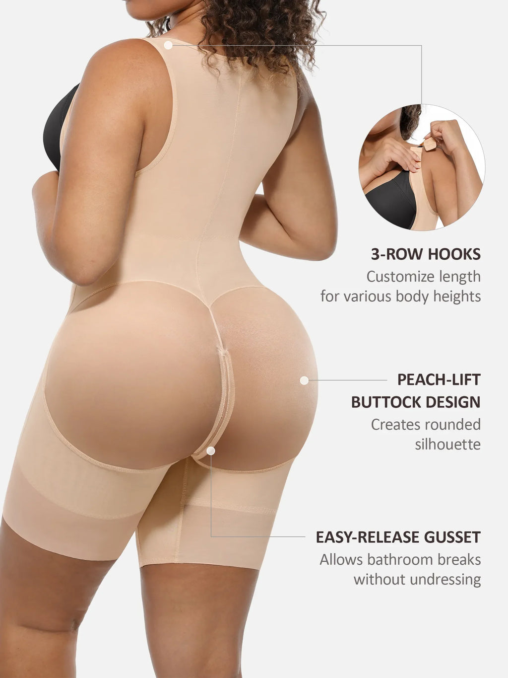 Women's Bodysuit – U-Shaped Tummy Control & Butt-Lifting Shapewear