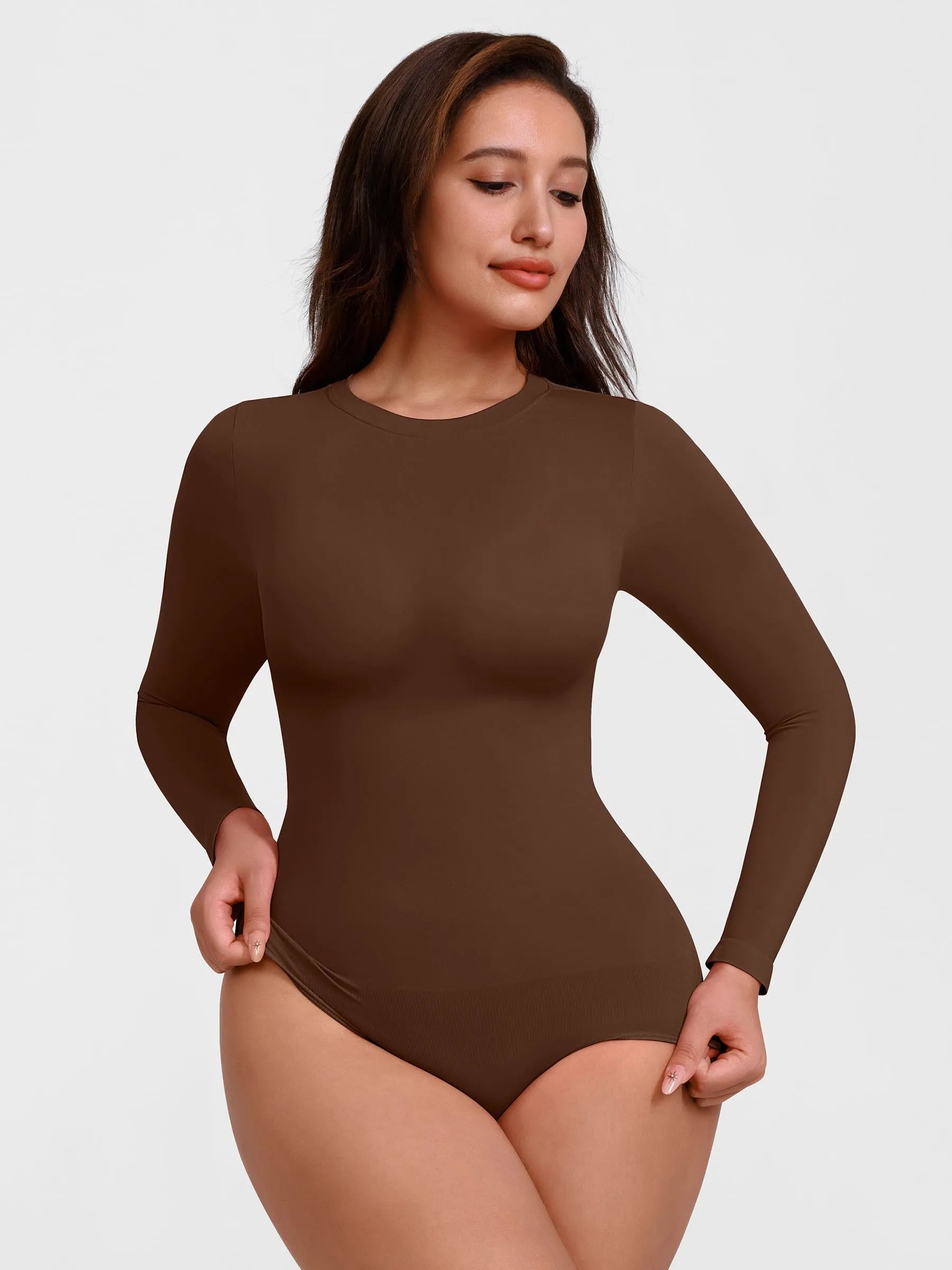 Women's Bodysuit – Ultra-Soft Crew Neck Shapewear