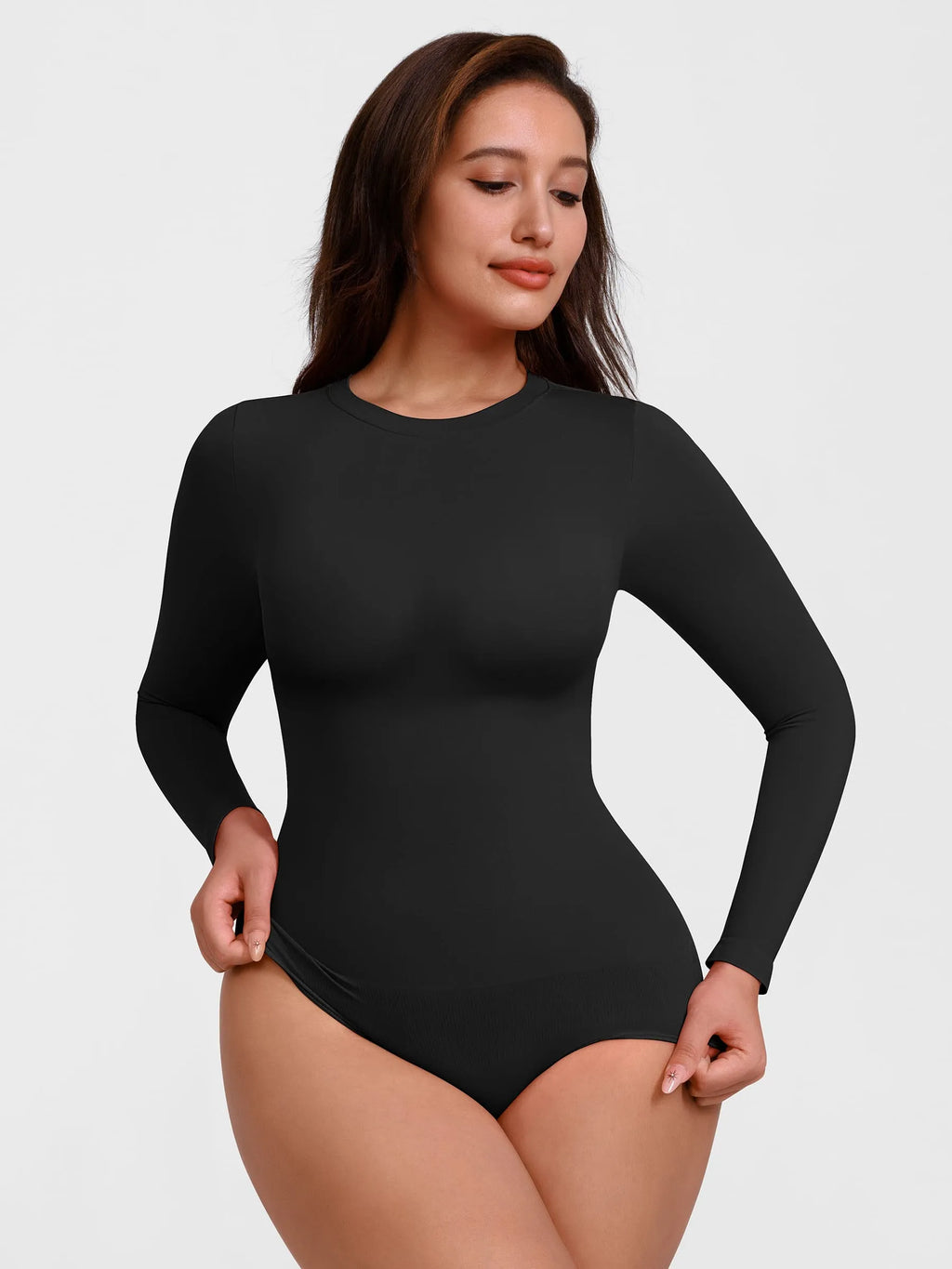 Women's Bodysuit – Ultra-Soft Crew Neck Shapewear