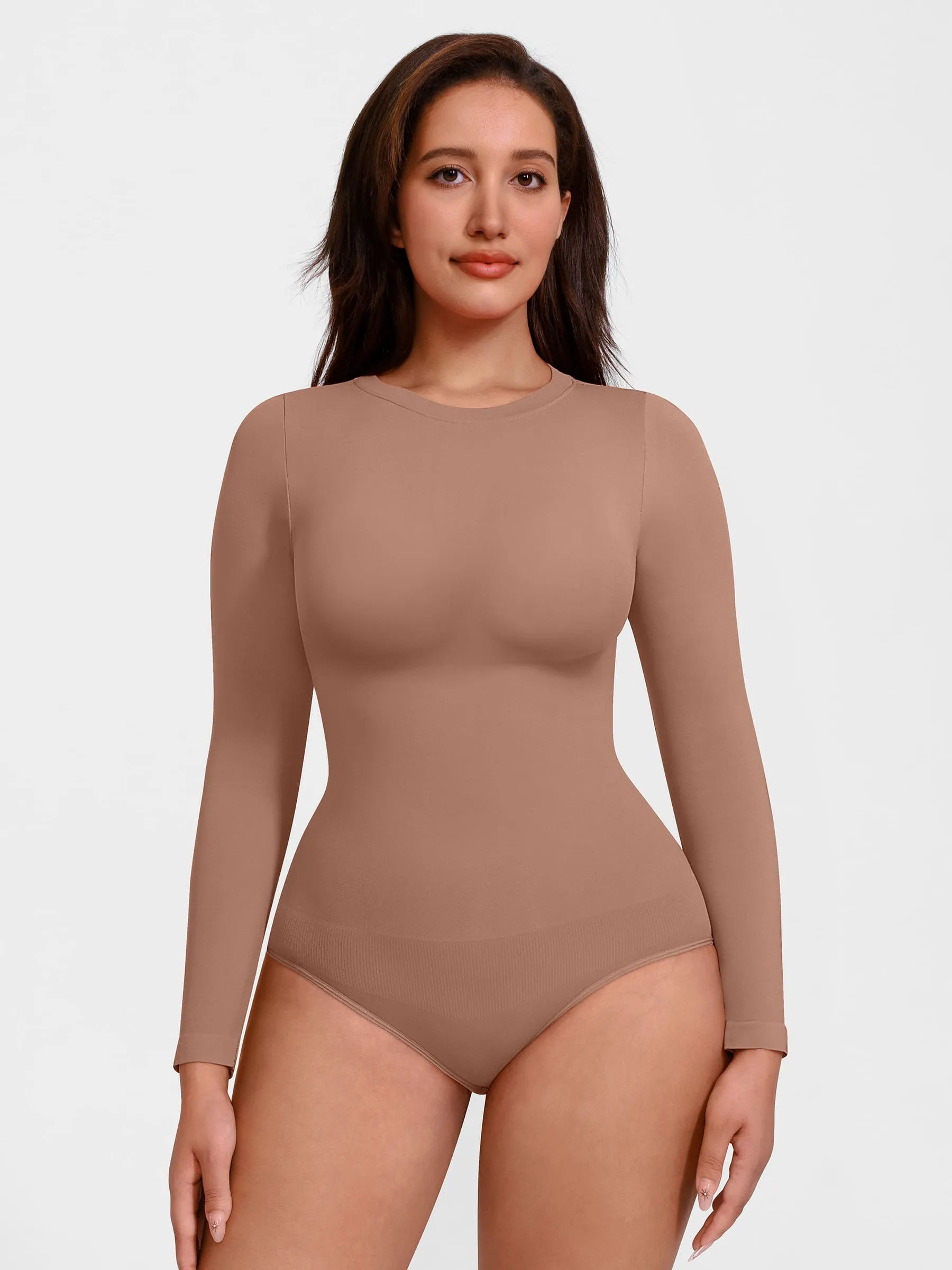 Women's Bodysuit – Ultra-Soft Crew Neck Shapewear