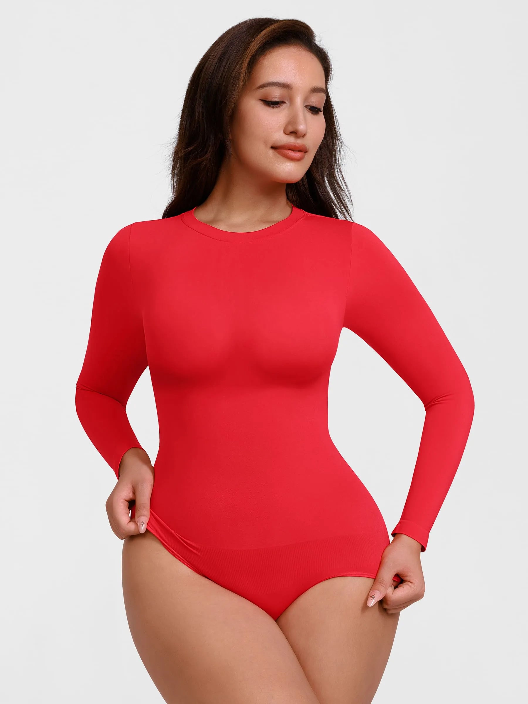 Women's Bodysuit – Ultra-Soft Crew Neck Shapewear