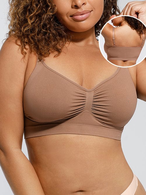 Women's Shaping Bra – Wireless Supportive Design with Adjustable Straps
