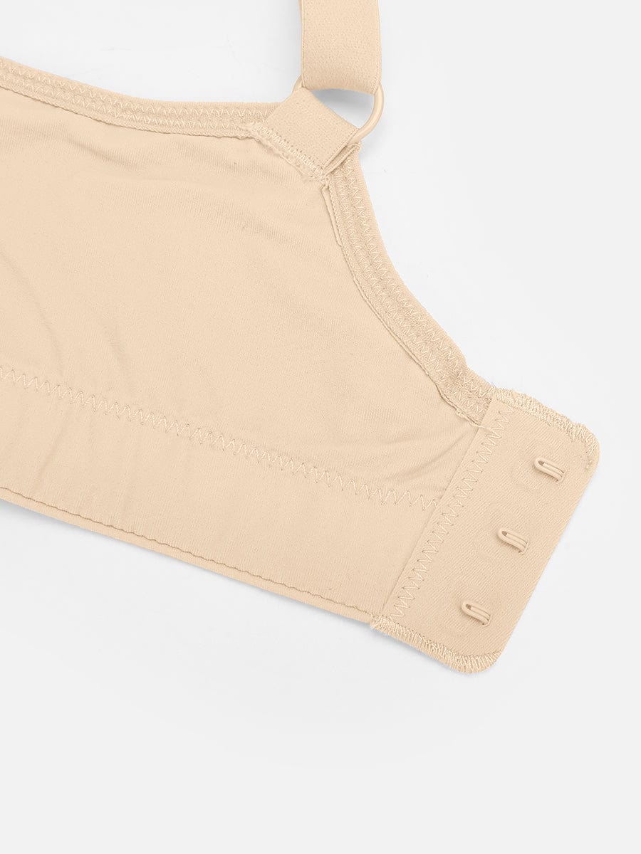 Women's Bralette – Seamless Underarm Smoothing V-Neck with Adjustable Straps