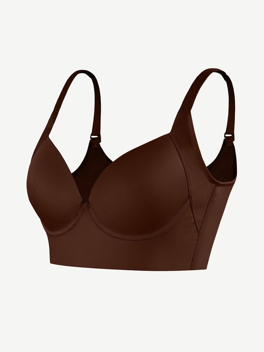 Women's Full-Coverage Bra – Underwire Push-Up Sculpting Bra