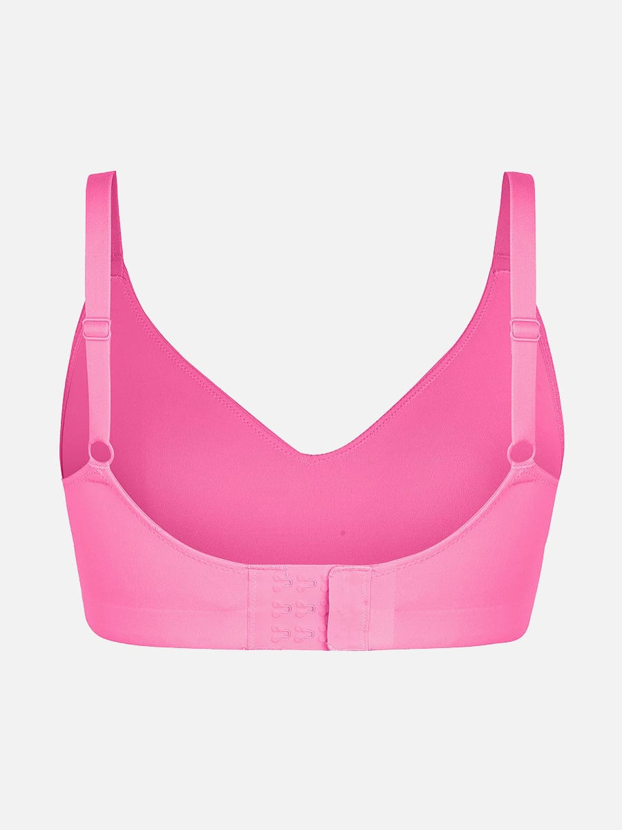 Women's Bralette – Seamless Underarm Smoothing V-Neck with Adjustable Straps