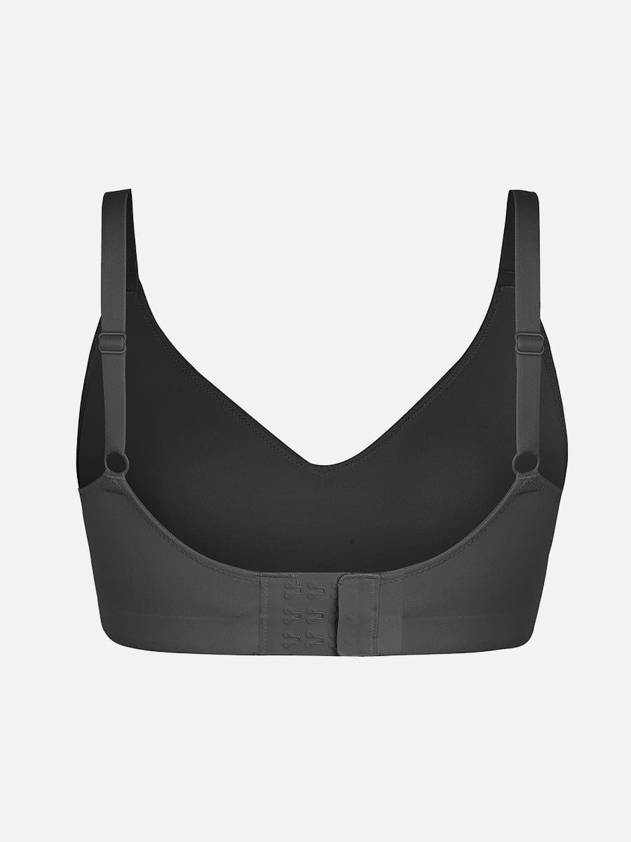 Women's Bralette – Seamless Underarm Smoothing V-Neck with Adjustable Straps