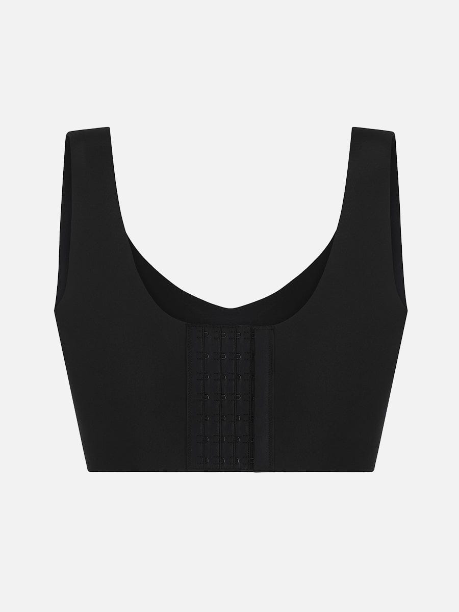 Women's Bra Tank Top – Fitted V-Neck Seamless Shapewear