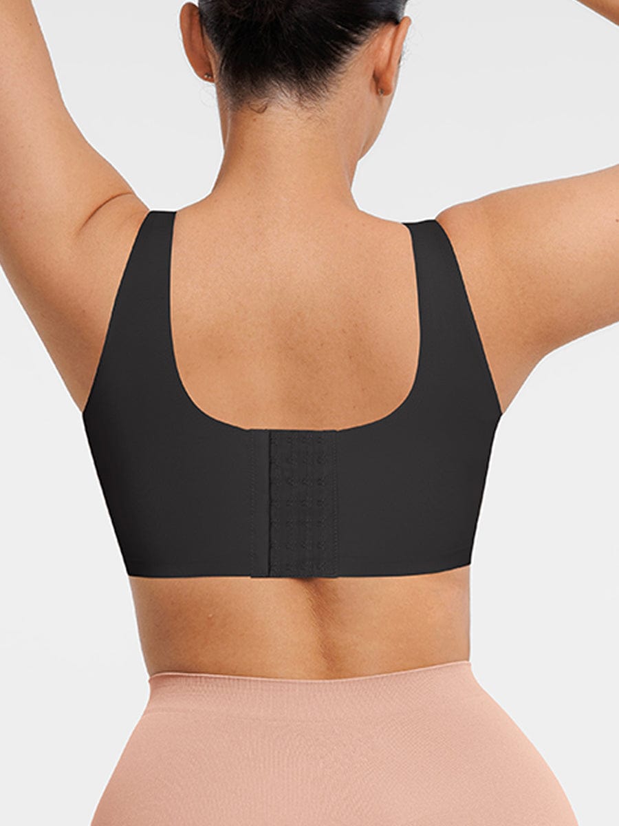 Women's Bra Tank Top – Fitted V-Neck Seamless Shapewear
