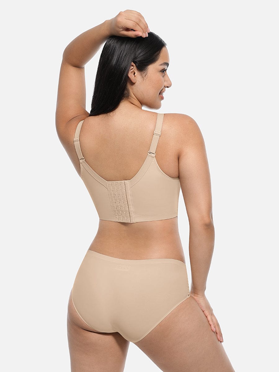Women's Full-Coverage Bra – Underwire Push-Up Sculpting Skin Like Bra