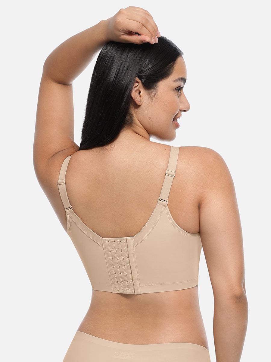 Women's Full-Coverage Bra – Underwire Push-Up Sculpting Skin Like Bra