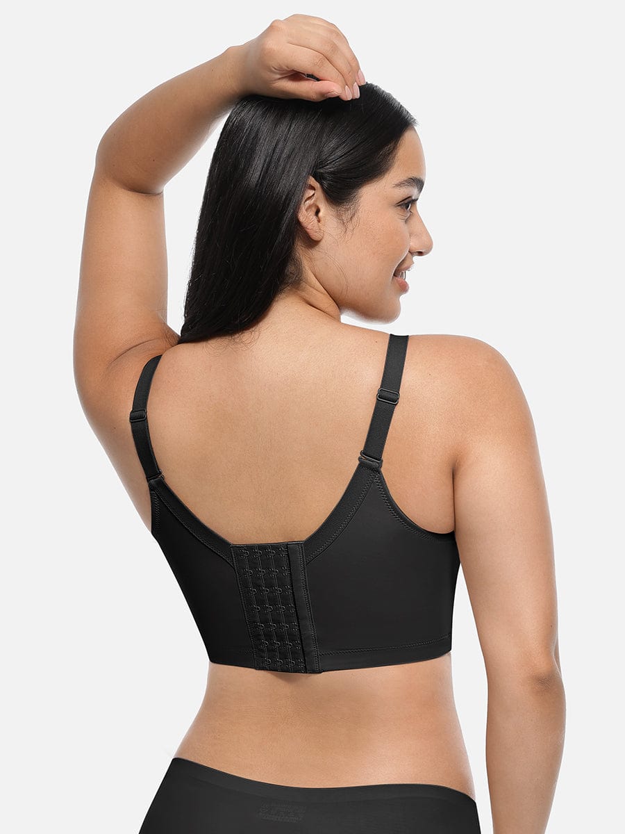 Women's Full-Coverage Bra – Underwire Push-Up Sculpting & Back-Fat Control