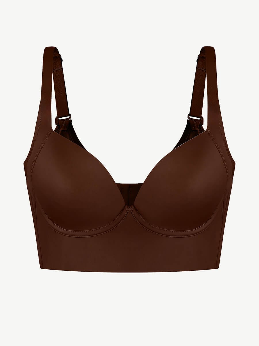 Women's Full-Coverage Bra – Underwire Push-Up Sculpting Bra