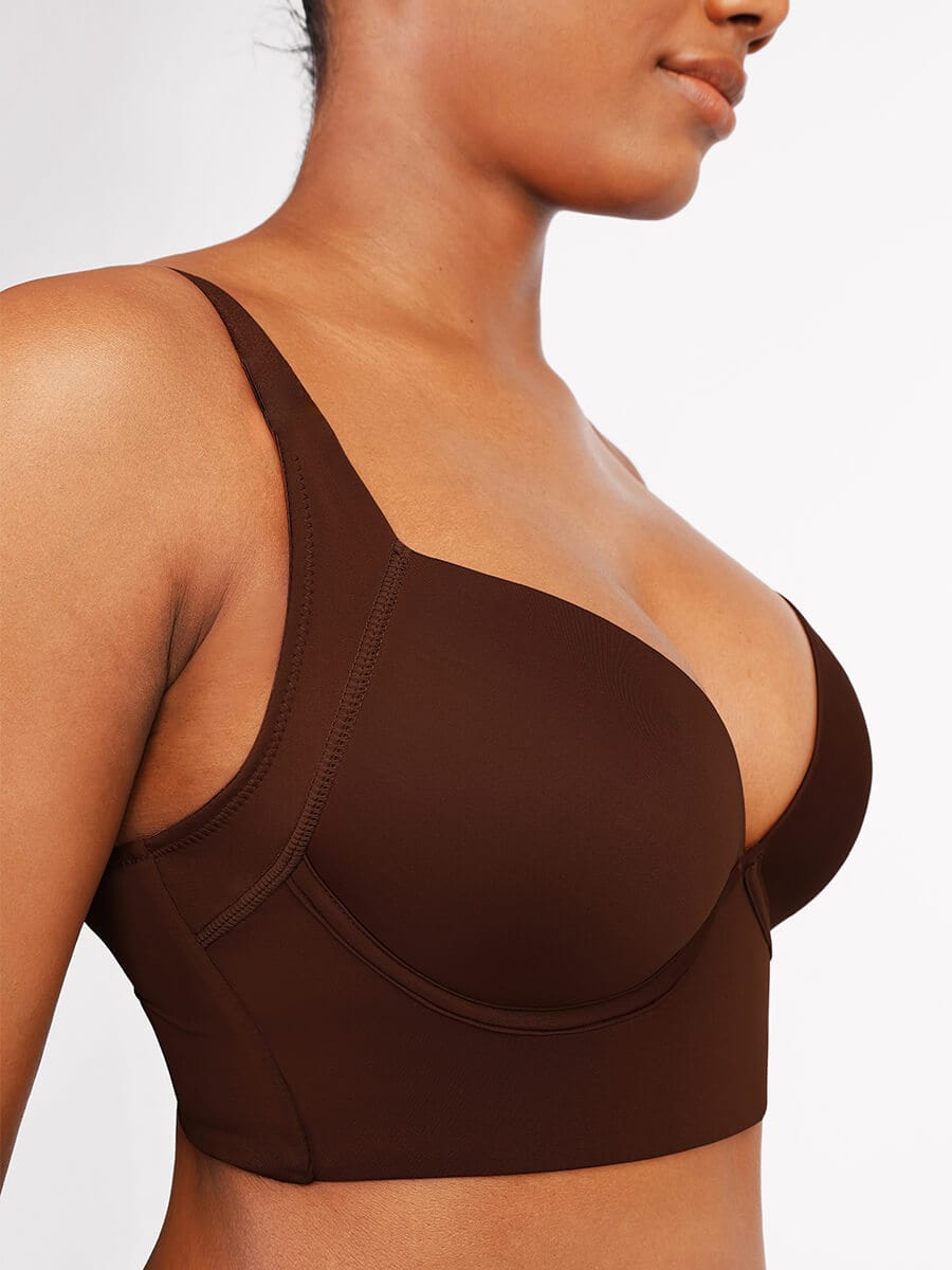 Women's Full-Coverage Bra – Underwire Push-Up Sculpting Bra