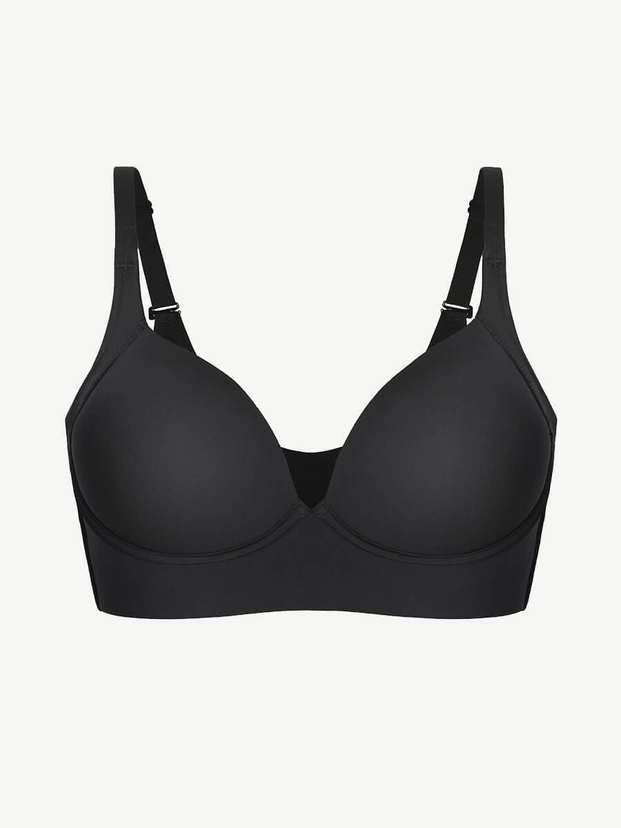 Women's Full-Coverage Bra – Underwire Push-Up Sculpting & Back-Fat Control