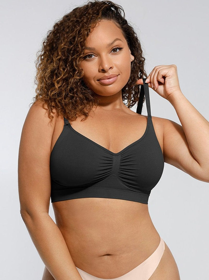 Women's Shaping Bra – Wireless Supportive Design with Adjustable Straps