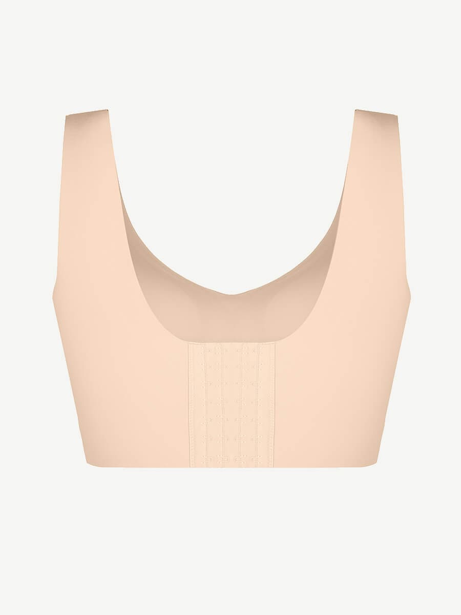 Women's Bra Tank Top – Fitted V-Neck Seamless Shapewear