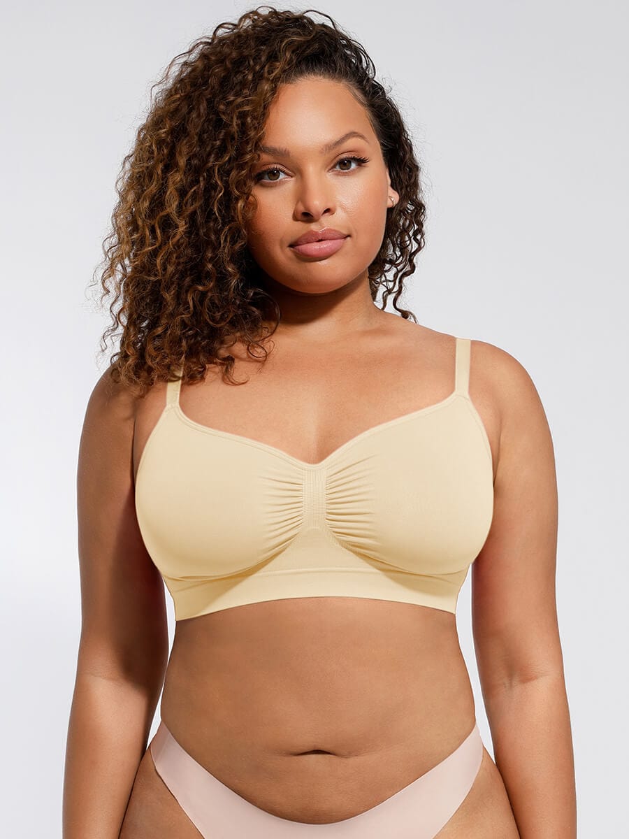 Women's Shaping Bra – Wireless Supportive Design with Adjustable Straps