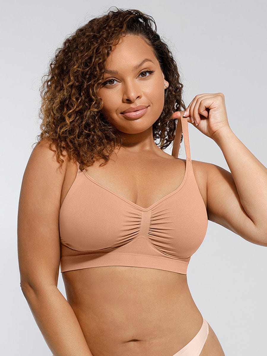 Women's Shaping Bra – Wireless Supportive Design with Adjustable Straps