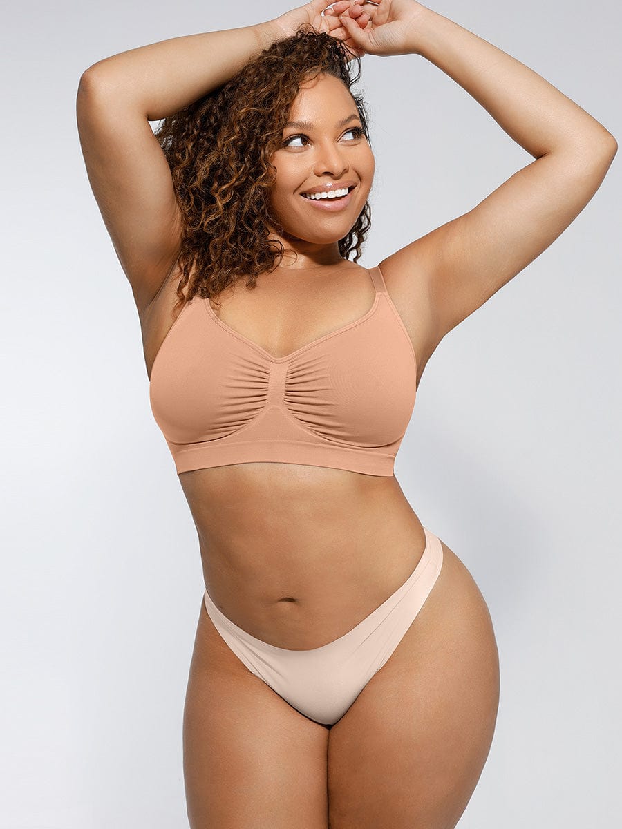 Women's Shaping Bra – Wireless Supportive Design with Adjustable Straps