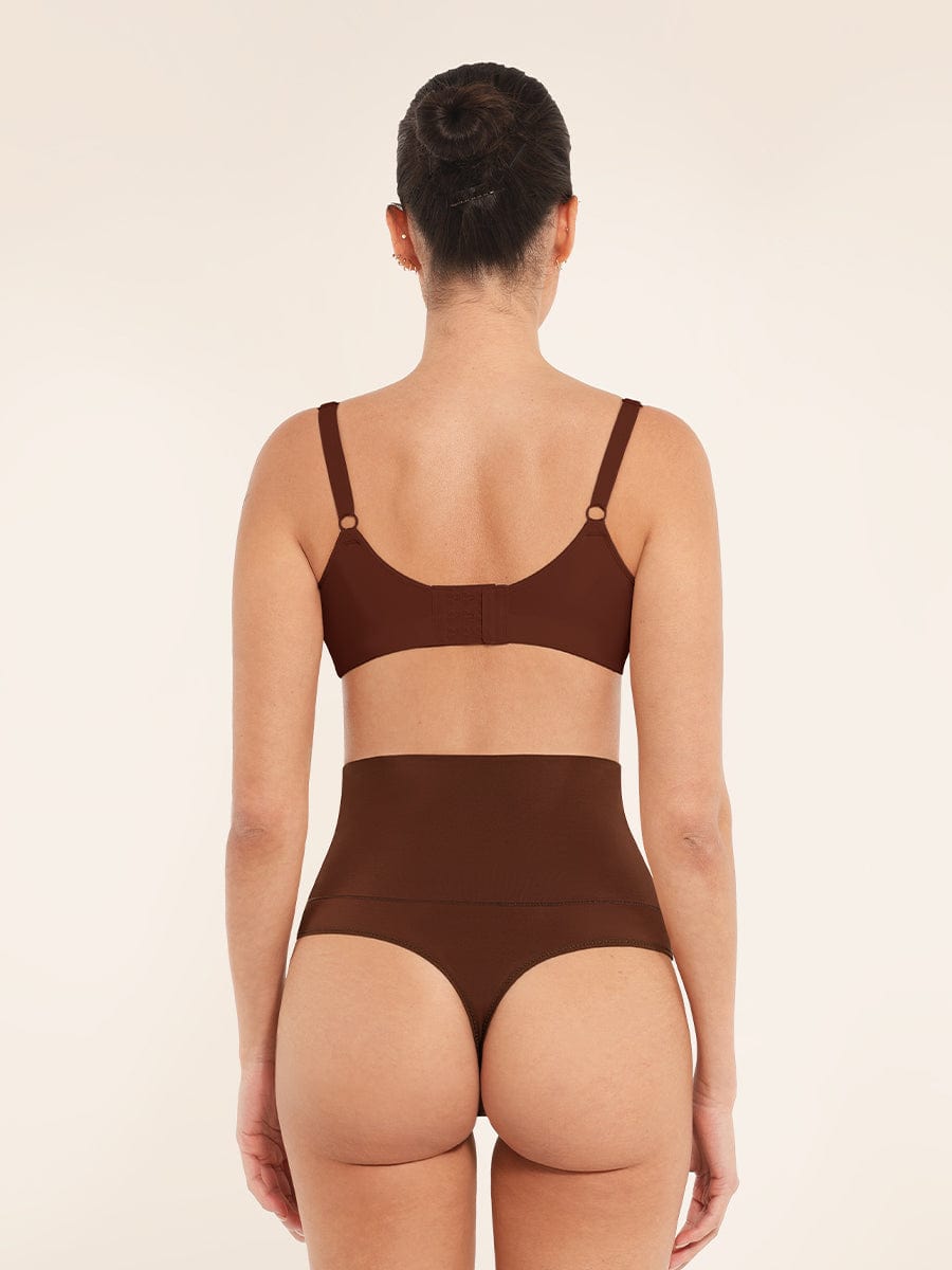 Women's Bralette – Seamless Underarm Smoothing V-Neck with Adjustable Straps