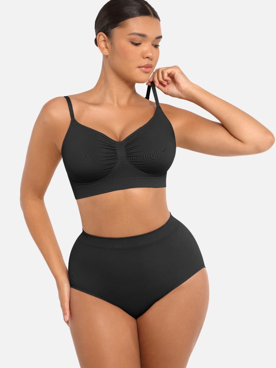 Women's Shaping Bra – Wireless Supportive Design with Adjustable Straps