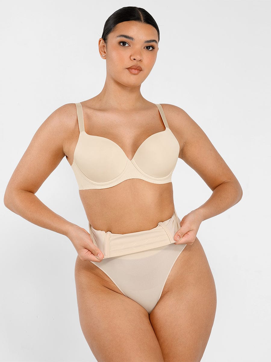 Women's Seamless Thong Panties – Eco-Friendly Smooth Shaping Shapewear
