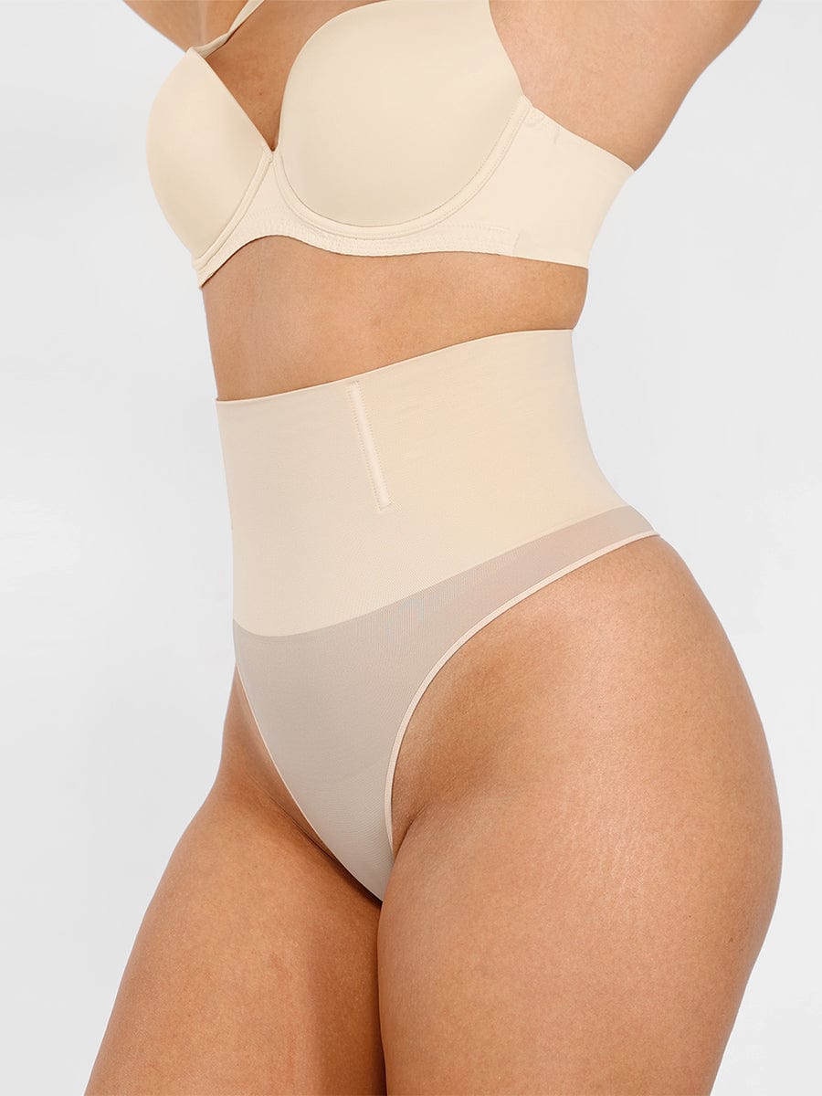 Women's Seamless Thong Panties – Eco-Friendly Smooth Shaping Shapewear