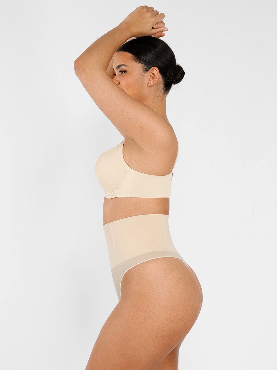 Women's Seamless Thong Panties – Eco-Friendly Smooth Shaping Shapewear