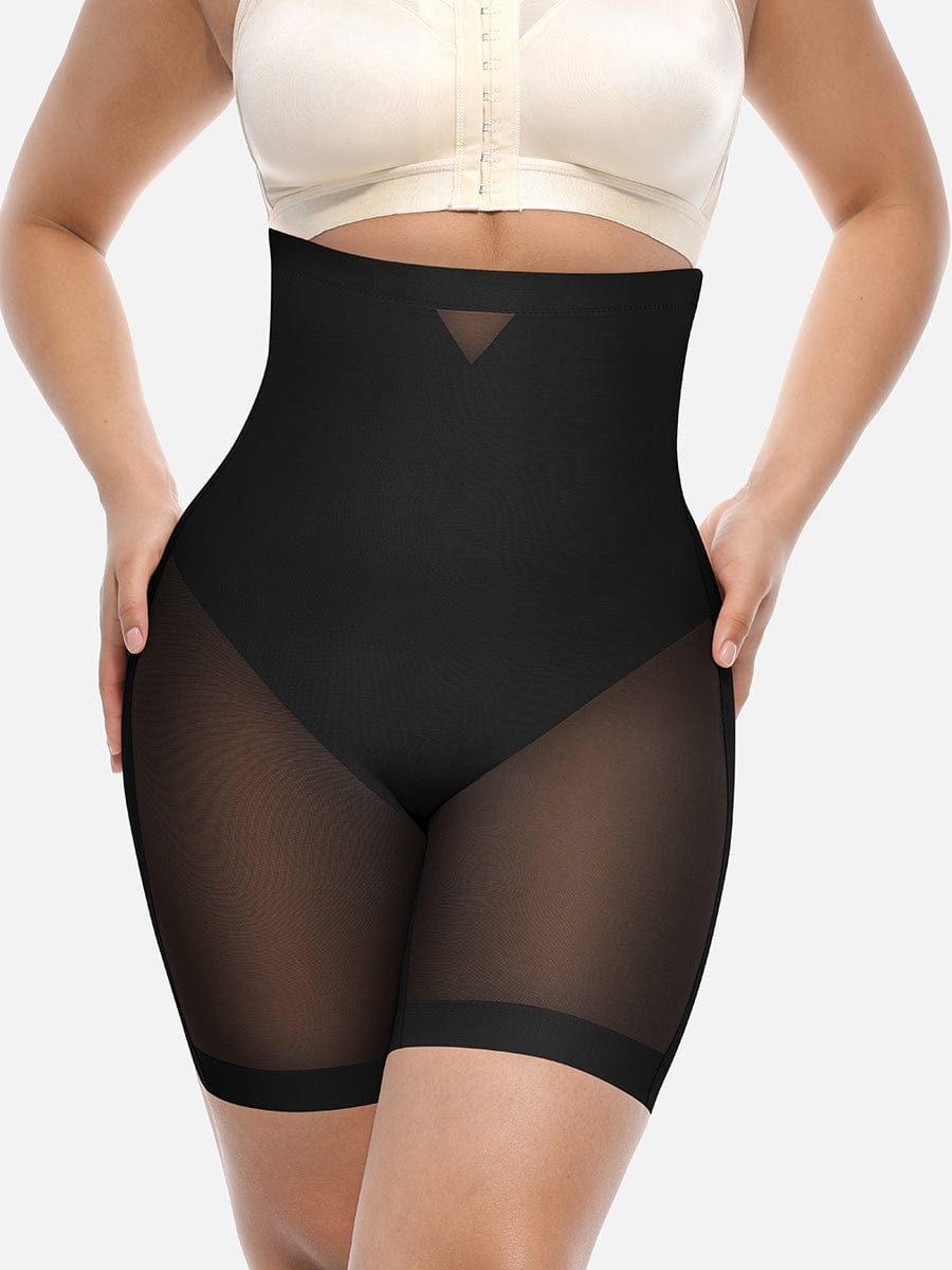 Women's Shaper Shorts – High-Waisted Butt-Lifting & Slimming Mid-Thigh
