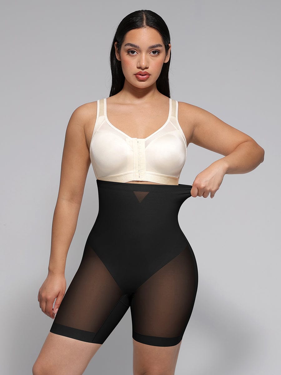 Women's Shaper Shorts – High-Waisted Butt-Lifting & Slimming Mid-Thigh