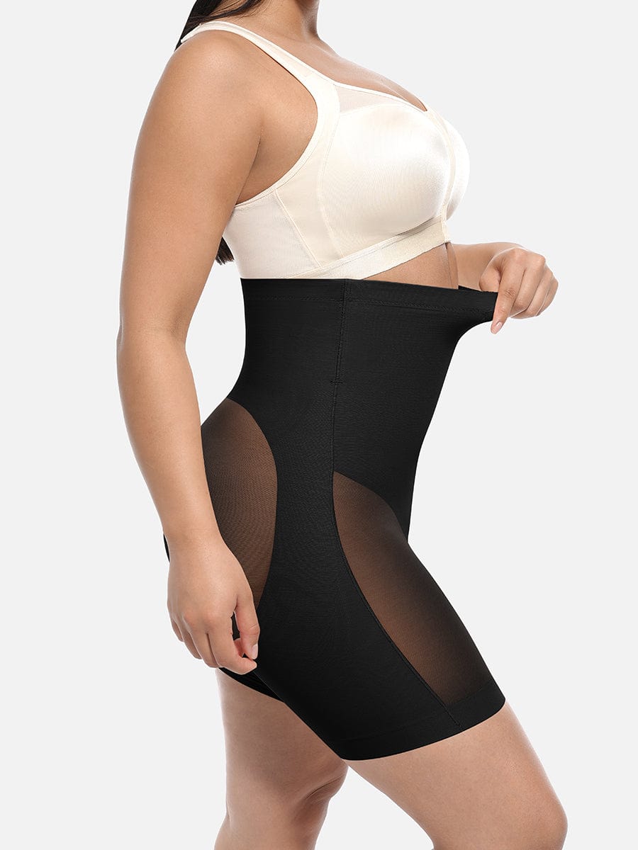 Women's Shaper Shorts – High-Waisted Butt-Lifting & Slimming Mid-Thigh