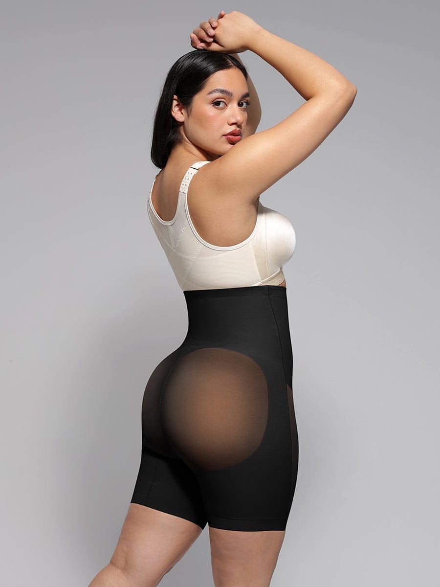 Women's Shaper Shorts – High-Waisted Butt-Lifting & Slimming Mid-Thigh