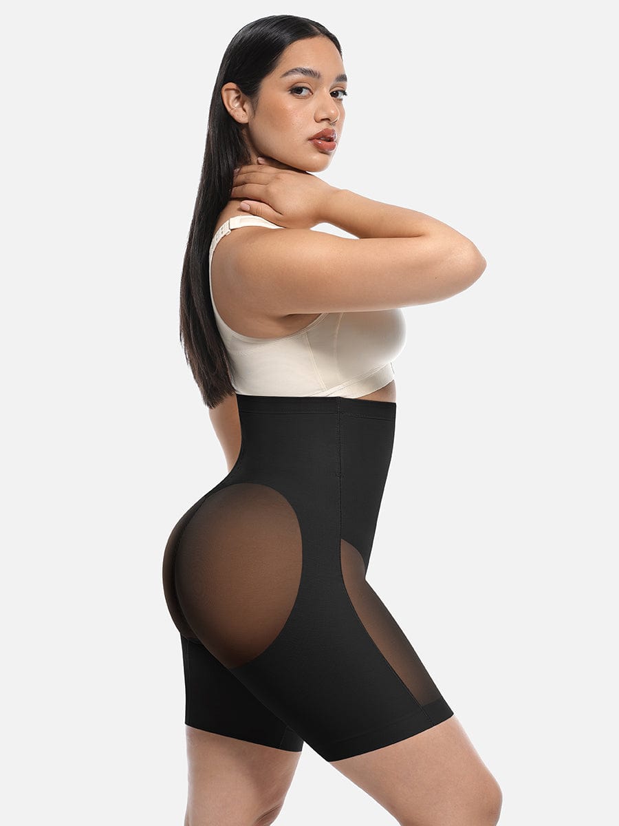 Women's Shaper Shorts – High-Waisted Butt-Lifting & Slimming Mid-Thigh