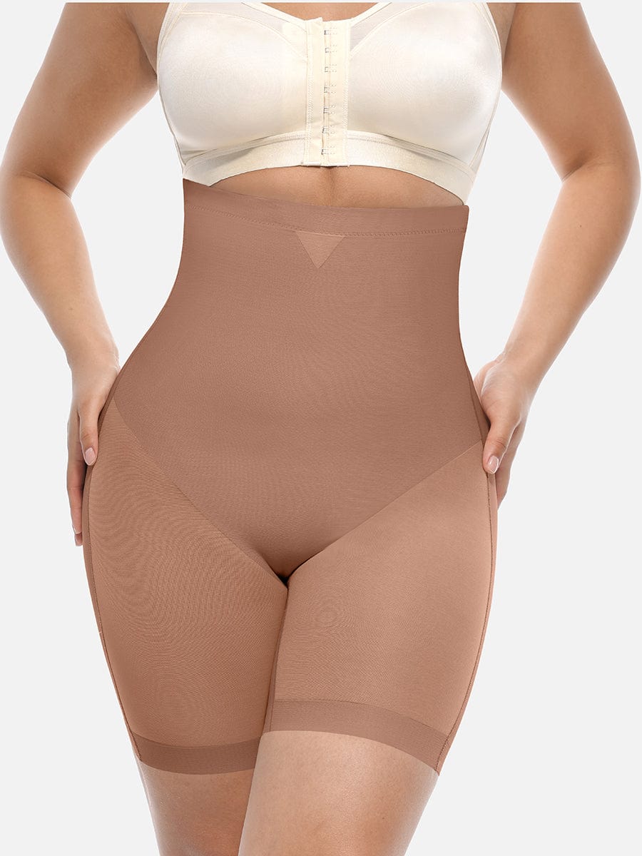 Women's Shaper Shorts – High-Waisted Butt-Lifting & Slimming Mid-Thigh