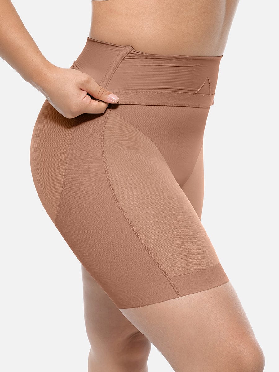 Women's Shaper Shorts – High-Waisted Butt-Lifting & Slimming Mid-Thigh