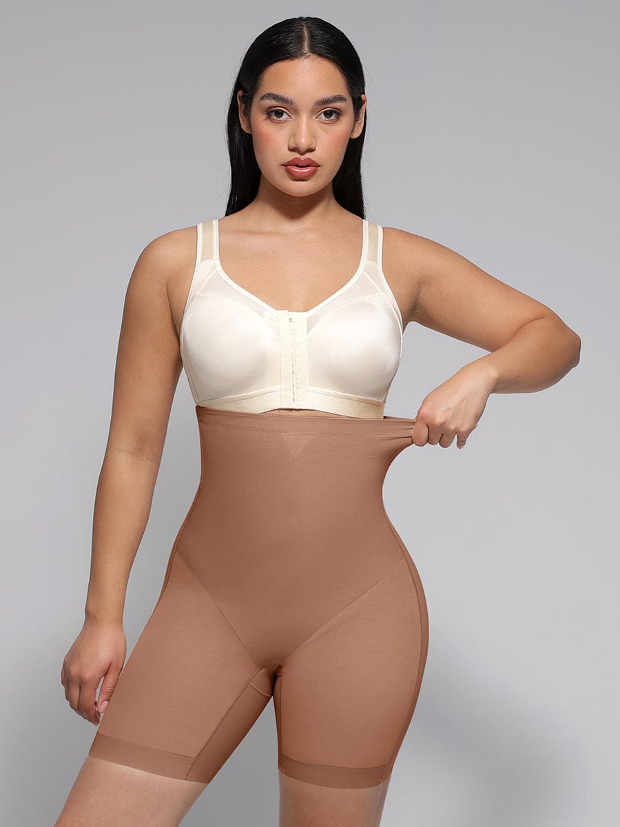 Women's Shaper Shorts – High-Waisted Butt-Lifting & Slimming Mid-Thigh
