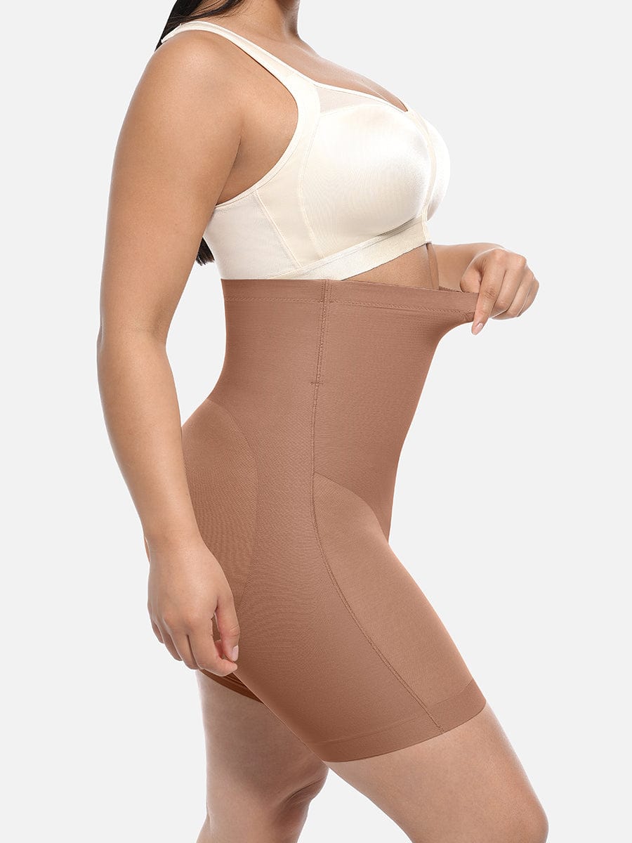 Women's Shaper Shorts – High-Waisted Butt-Lifting & Slimming Mid-Thigh