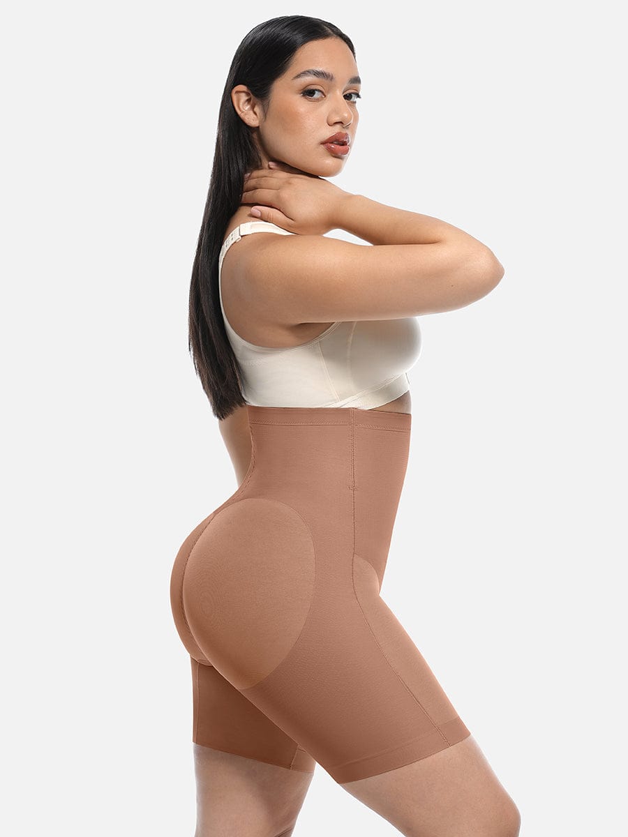 Women's Shaper Shorts – High-Waisted Butt-Lifting & Slimming Mid-Thigh