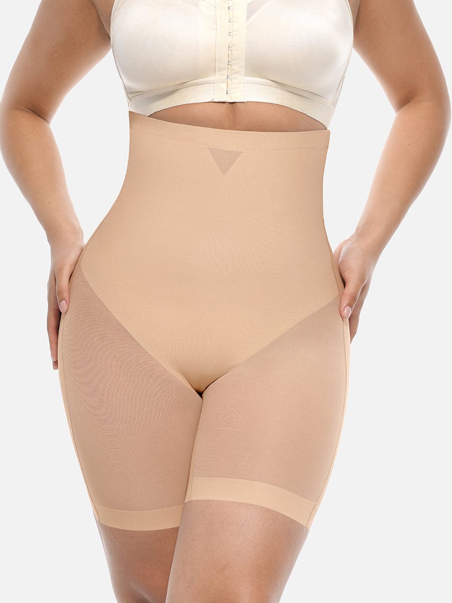 Women's Shaper Shorts – High-Waisted Butt-Lifting & Slimming Mid-Thigh