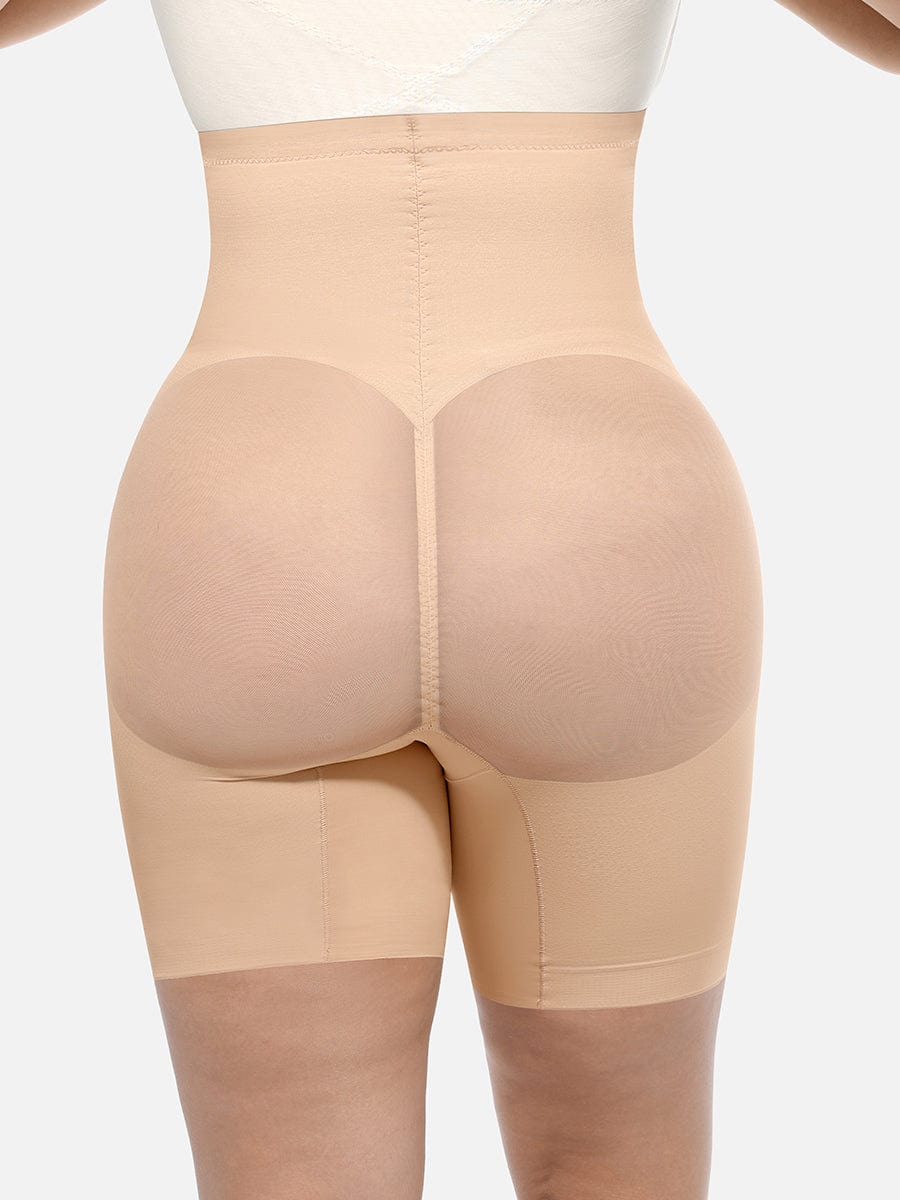 Women's Shaper Shorts – High-Waisted Butt-Lifting & Slimming Mid-Thigh