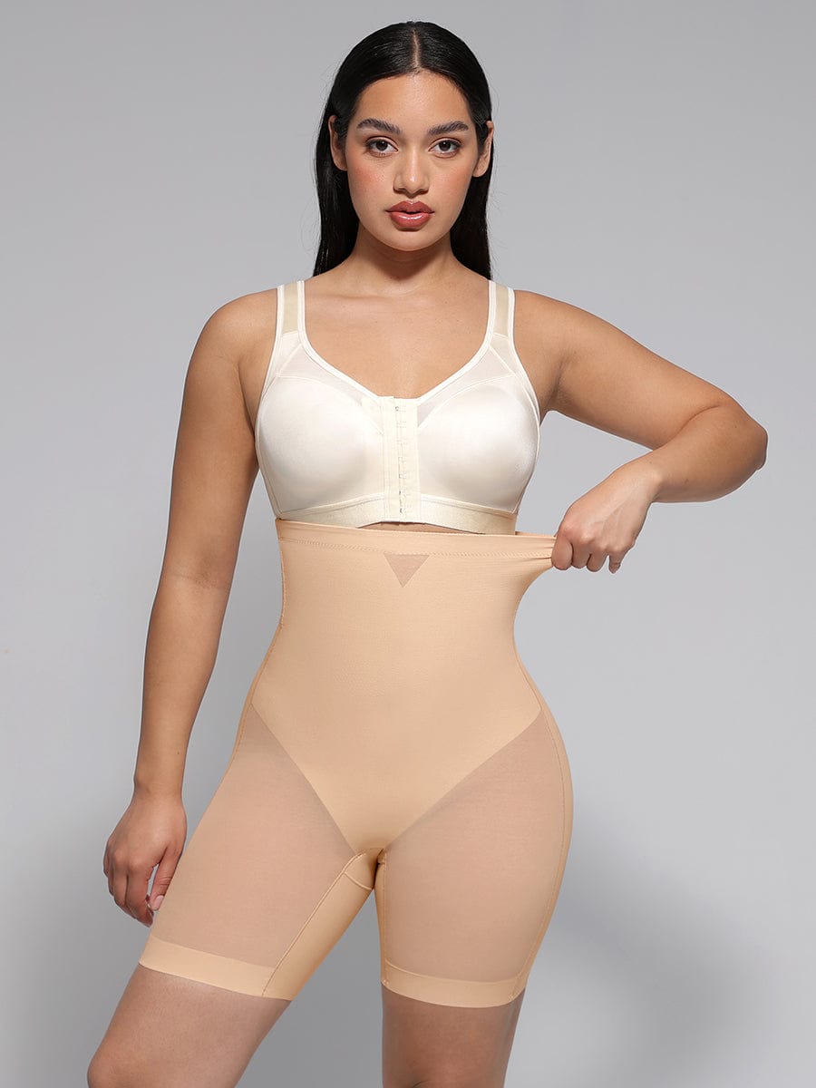 Women's Shaper Shorts – High-Waisted Butt-Lifting & Slimming Mid-Thigh