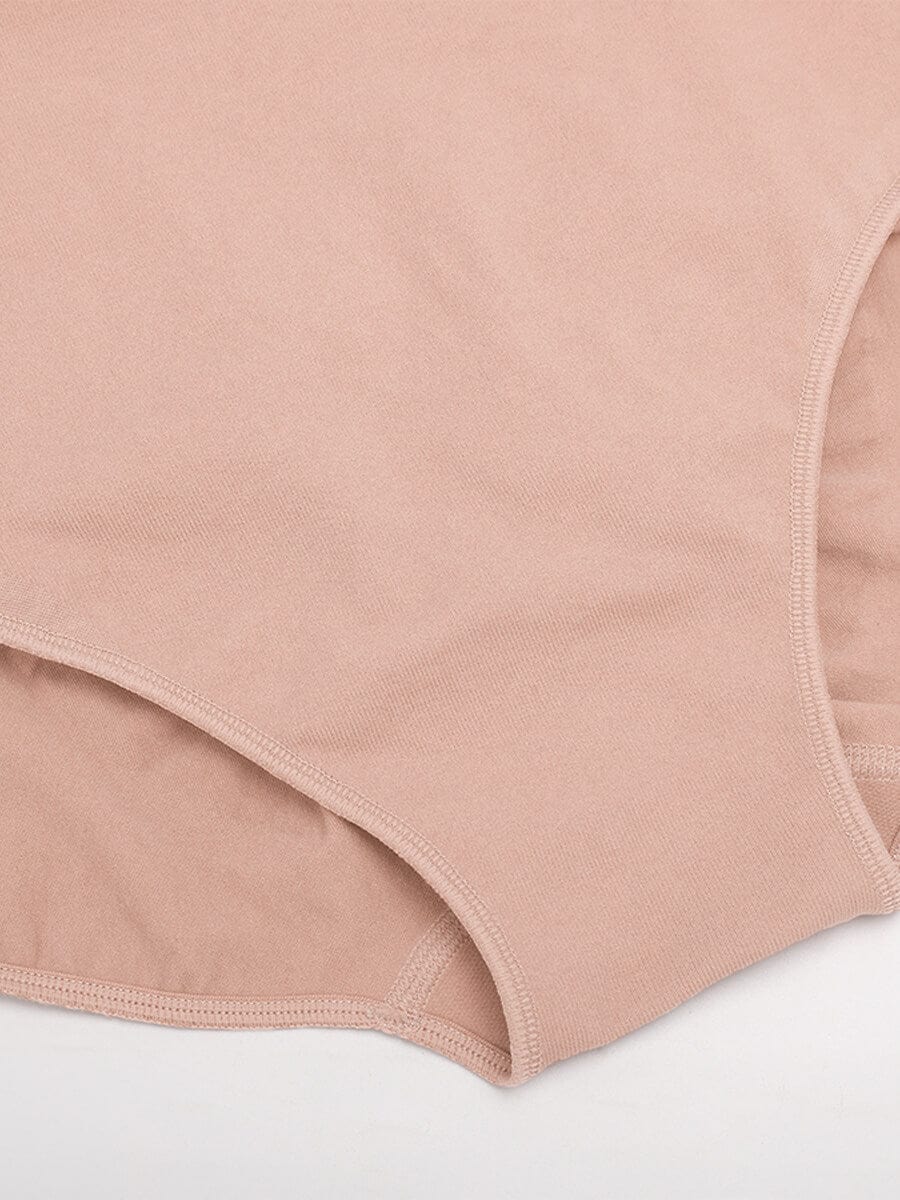 Women's High-Waist Briefs – Seamless Tummy Control & Antibacterial Hip Shapewear