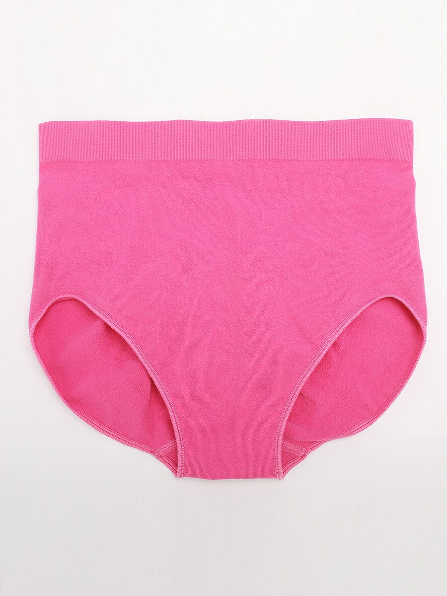 Women's High-Waist Briefs – Seamless Tummy Control & Antibacterial Hip Shapewear