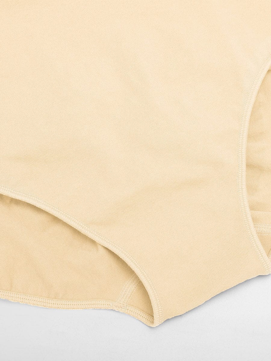 Women's High-Waist Briefs – Seamless Tummy Control & Antibacterial Hip Shapewear