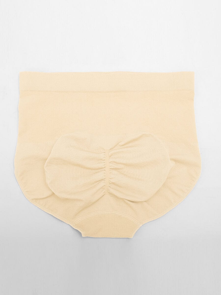 Women's High-Waist Briefs – Seamless Tummy Control & Antibacterial Hip Shapewear