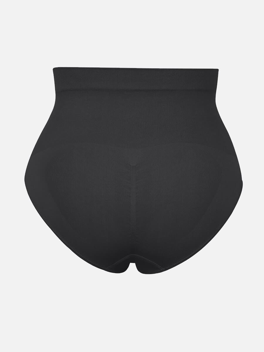 Women's High-Waist Briefs – Seamless Tummy Control & Antibacterial Hip Shapewear